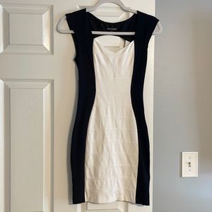 Black and white Express dress, size 0, only worn twice, great condition